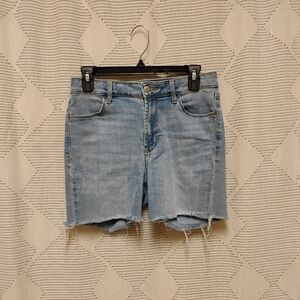 Old Navy Light Denim Blue Women's Cutoff Shorts High Rise Size 6